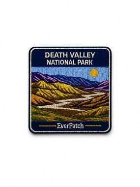 Death Valley National Park Patch 3” Iron On Embroidered Travel Badge USA